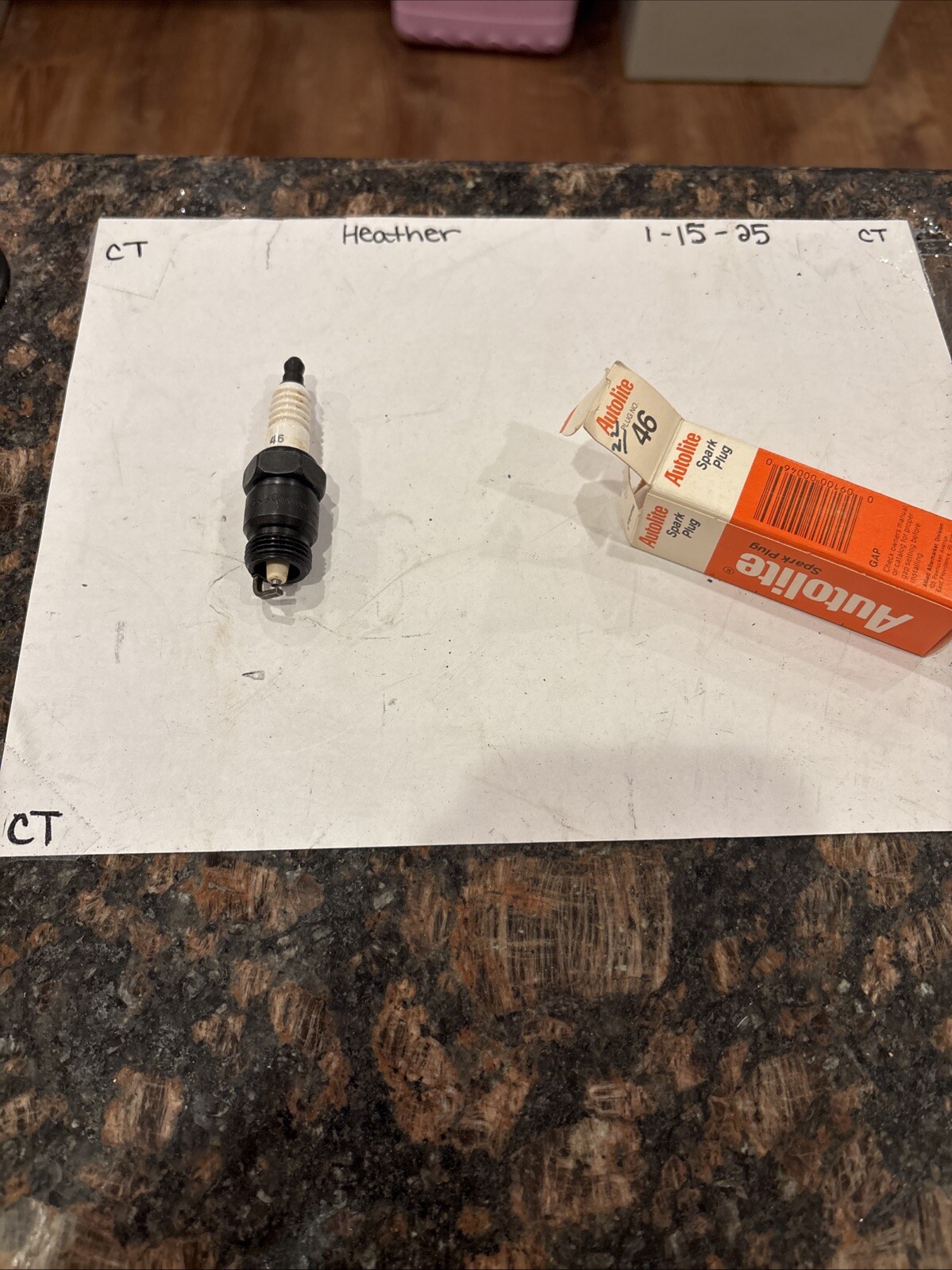 Spark Plug-Copper Resistor Autolite 46