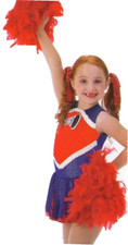 Team USA Child X-Small Dance Costume Sequin Cheerleader Showcase New