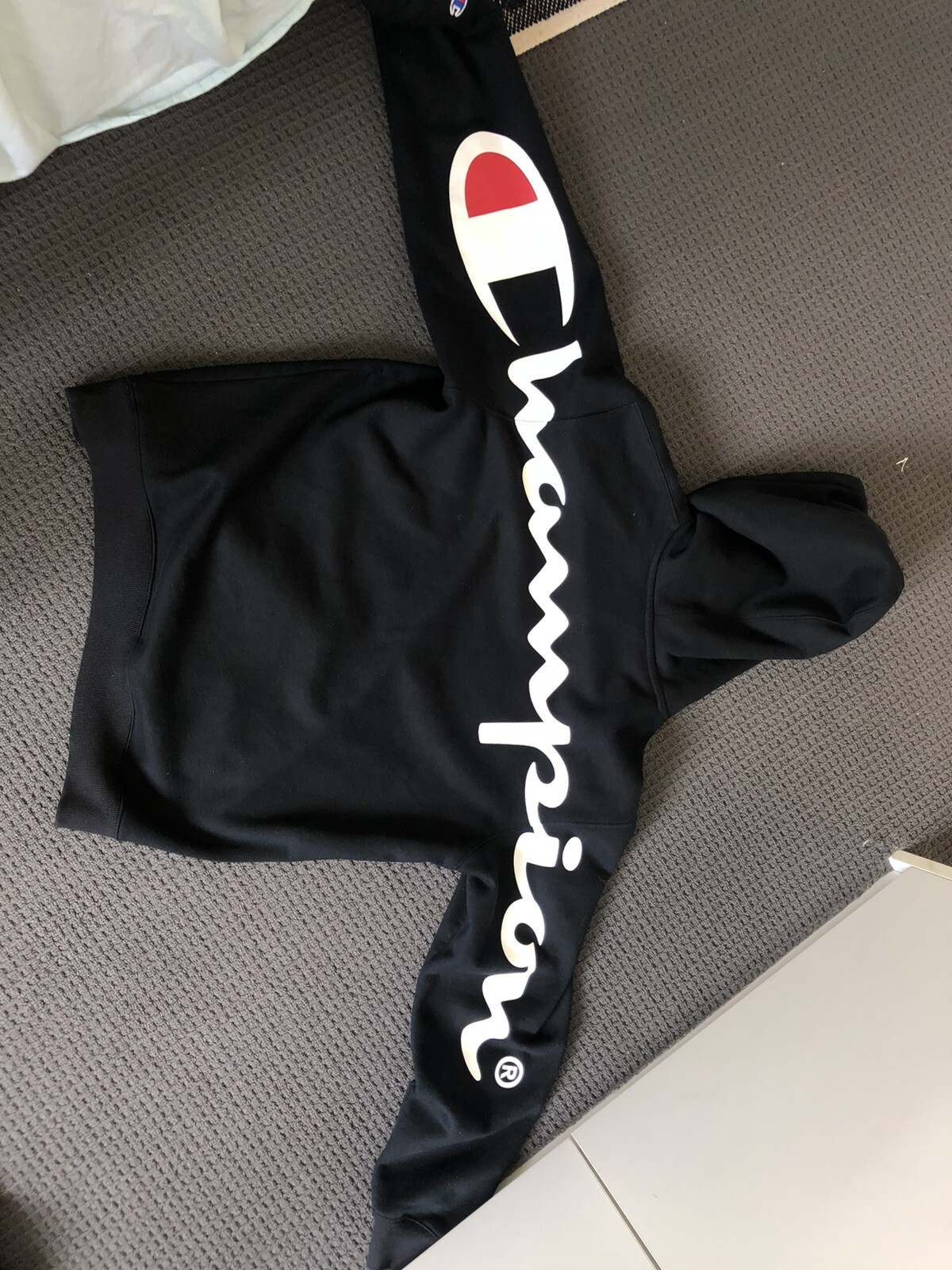 supreme champion cropped hoodie