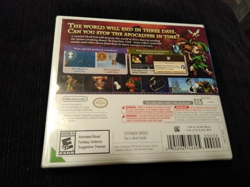 The Legend of Zelda Majora's Mask 3D - werkseitig versiegelt World Edition/3 DS - Bild 4 von 4