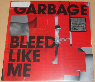 Garbage Bleed Like Me White Colored Vinyl LP Sealed Limited Creased Jacket