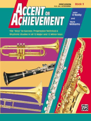 Alfred Publishing Co. 0018069 Accent on Achievement, Book 3 Percussion
