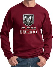 Mens Sweatshirt Dodge Ram Hemi Logo Shirt