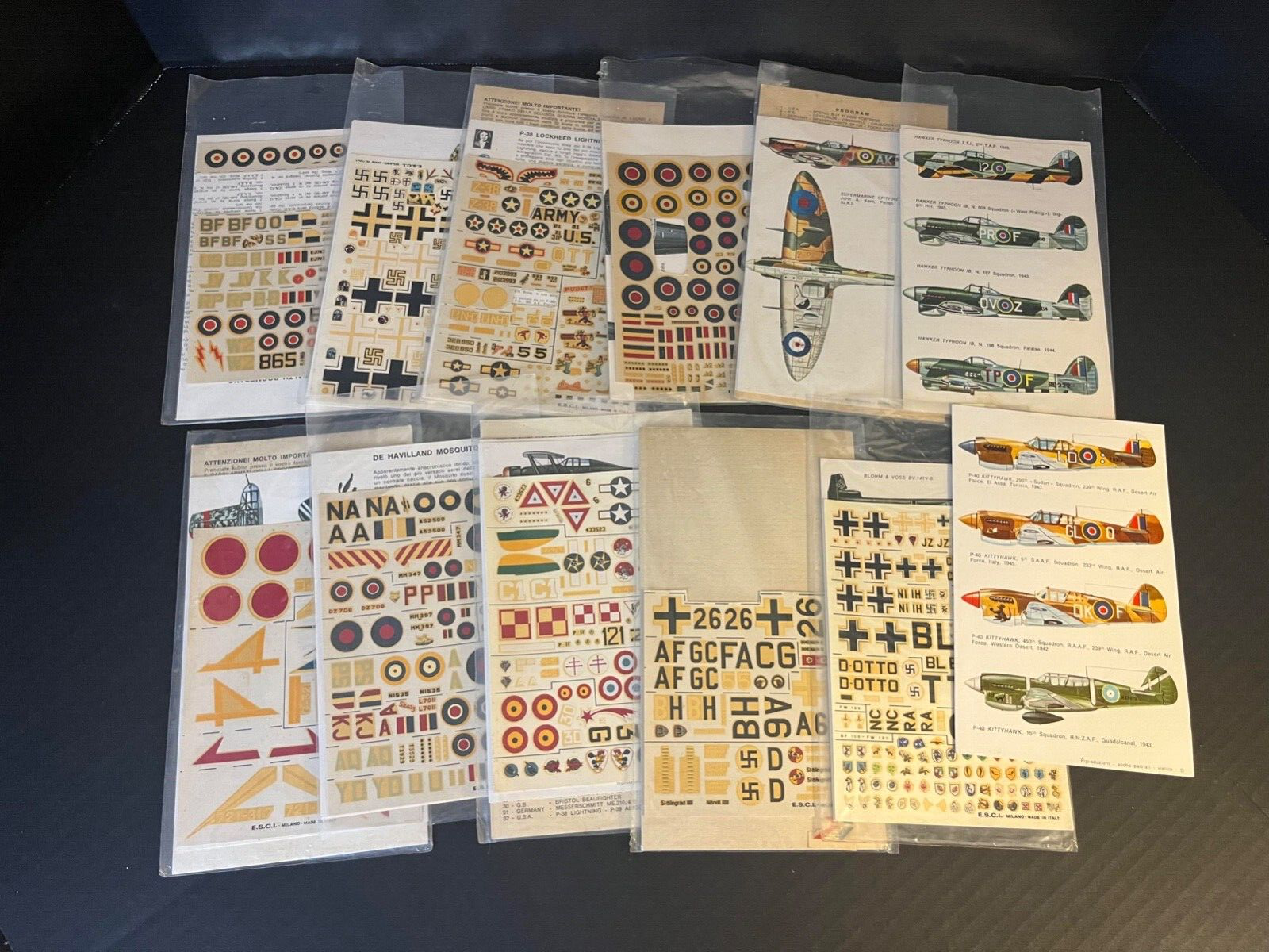 Model Aircraft Label MODEL AIRPLANE FINISHING DECALS WITH PLACEMENT GUIDES LARGE LOT | eBay