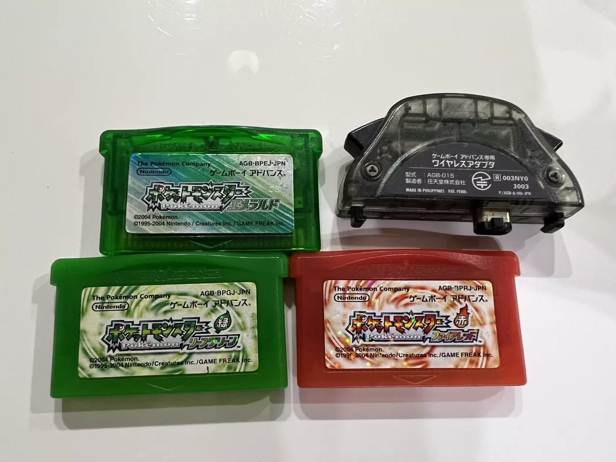 Game Boy Advance - Pokémon FireRed / LeafGreen - Pikachu (Menu