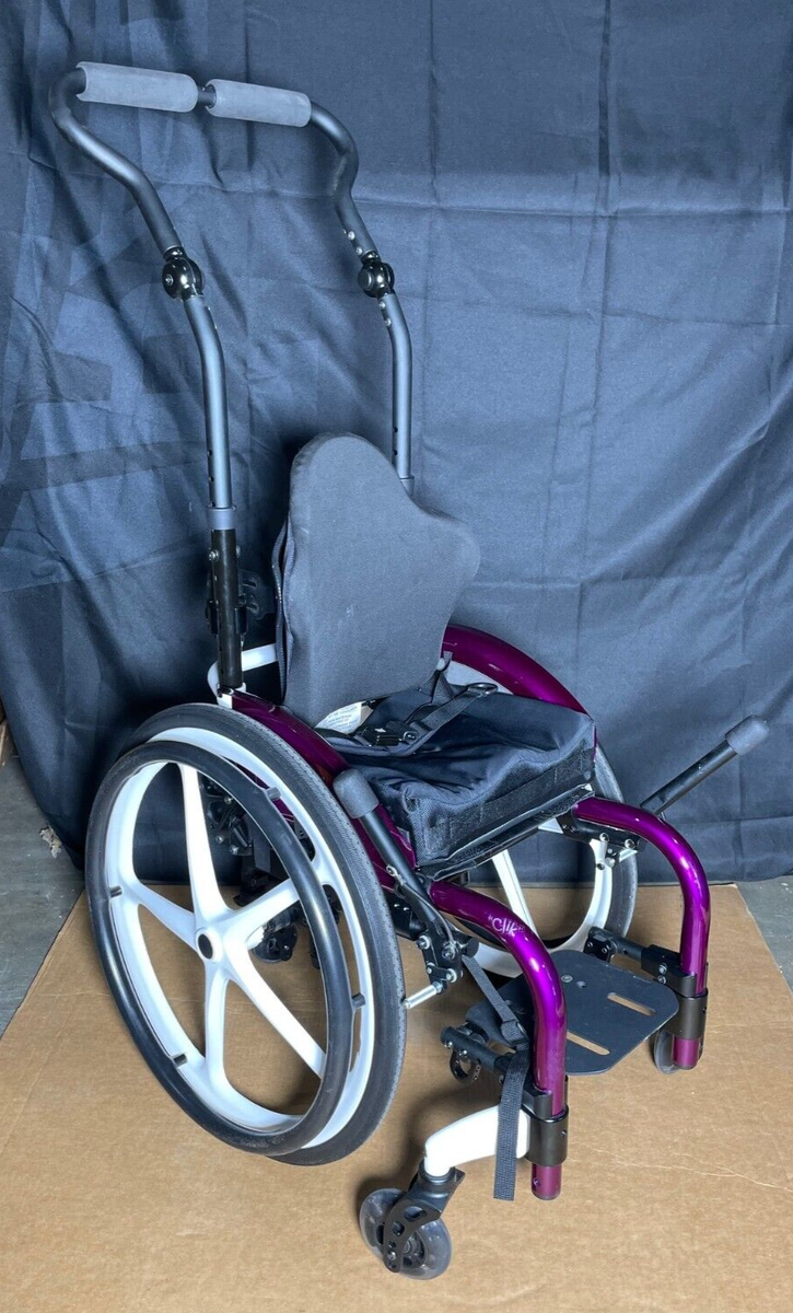 NEW Ki Mobility Little Wave Clik XPe Candy Purple Kids Wheelchair