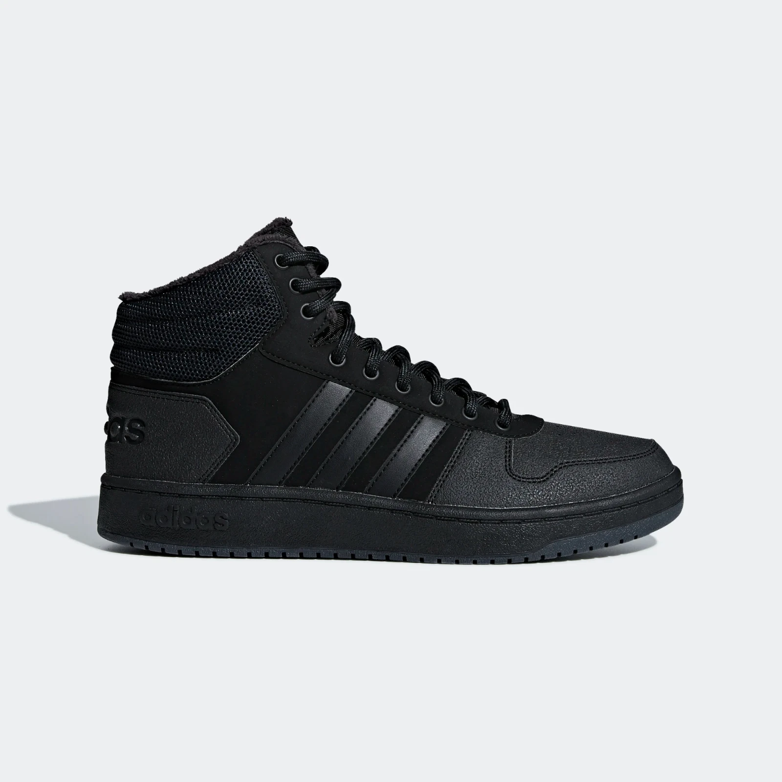 adidas Hoops 2.0 Mid Basketball Style Shoes Black