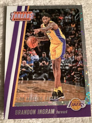 2017-18 Panini Threads Brandon Ingram Dazzle /199 #14 Pelicans Raptors LA Lakers