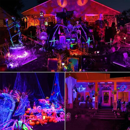 4PCS/LOT UV-Röhre Komplettset T8 120CM 36W Slim Schwarzlichtröhre Blacklight DE - Bild 9 von 17
