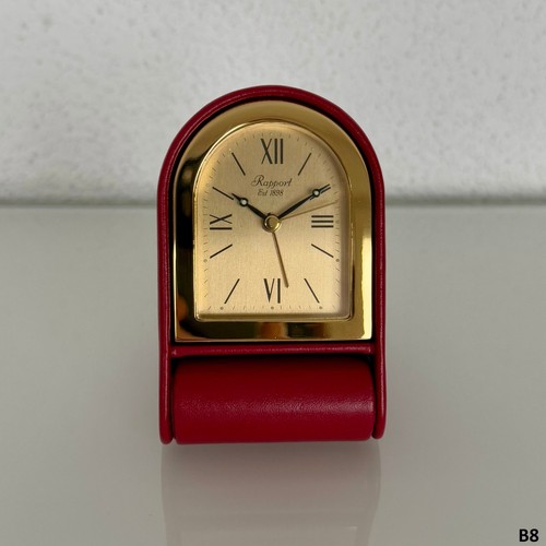 Réveil / Pendulette de voyage Rapport BAGATELLE Rouge Bordeaux, - 第 1/6 張圖片