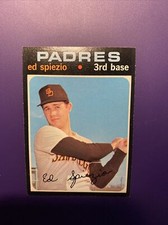 Ed Spiezio 1971 #6 Topps Baseball Card - Super Nice - Excellent +