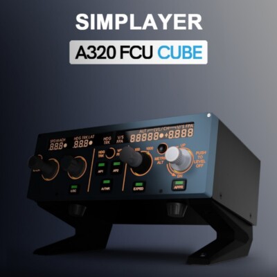 Simplayer A320 FCU CUBE Flight Control Unit Game Simulator for X-Plane MSFS2020