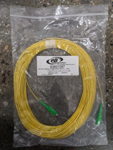 SC/Apc Smof 2.0mm Simplex optic fibre nbn Patch Cable 35m - 第 1/2 張圖片