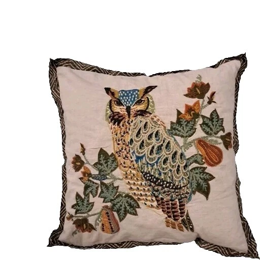 Pottery Barn Pillow Covers Embroidered