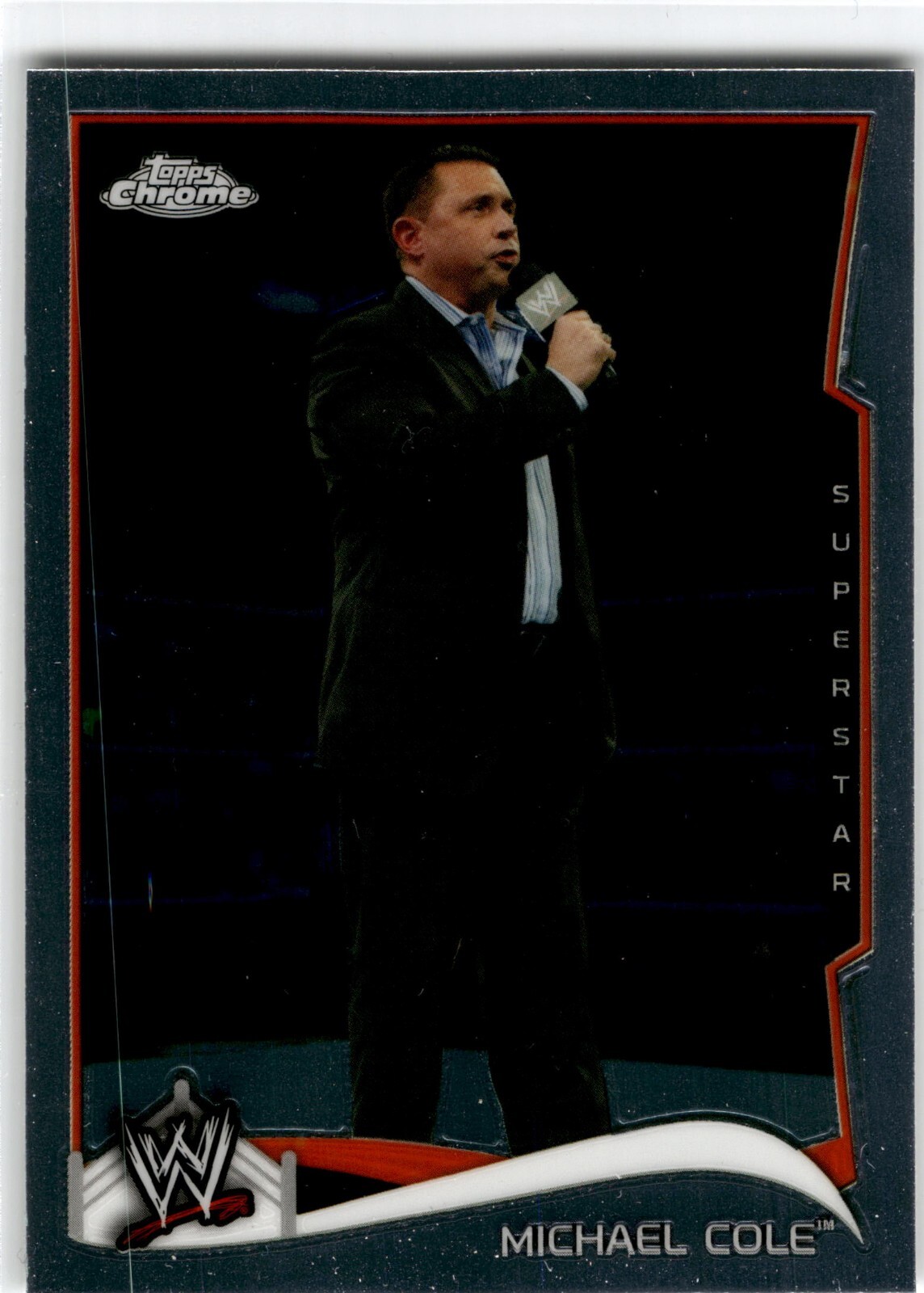 2014 Topps WWE Chrome  Michael Cole  #32