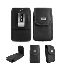 XL Fit Heavy Duty Nylon Rugged Belt Clip Case Pouch Cover for Samsung Galaxy S10