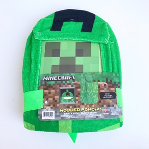 minecraft hooded towel