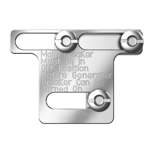 Kit Interlock Générateur Pour Eaton/Cutler-Hammer BR Series - 100 A - Aluminium - Pour Tableau électrique