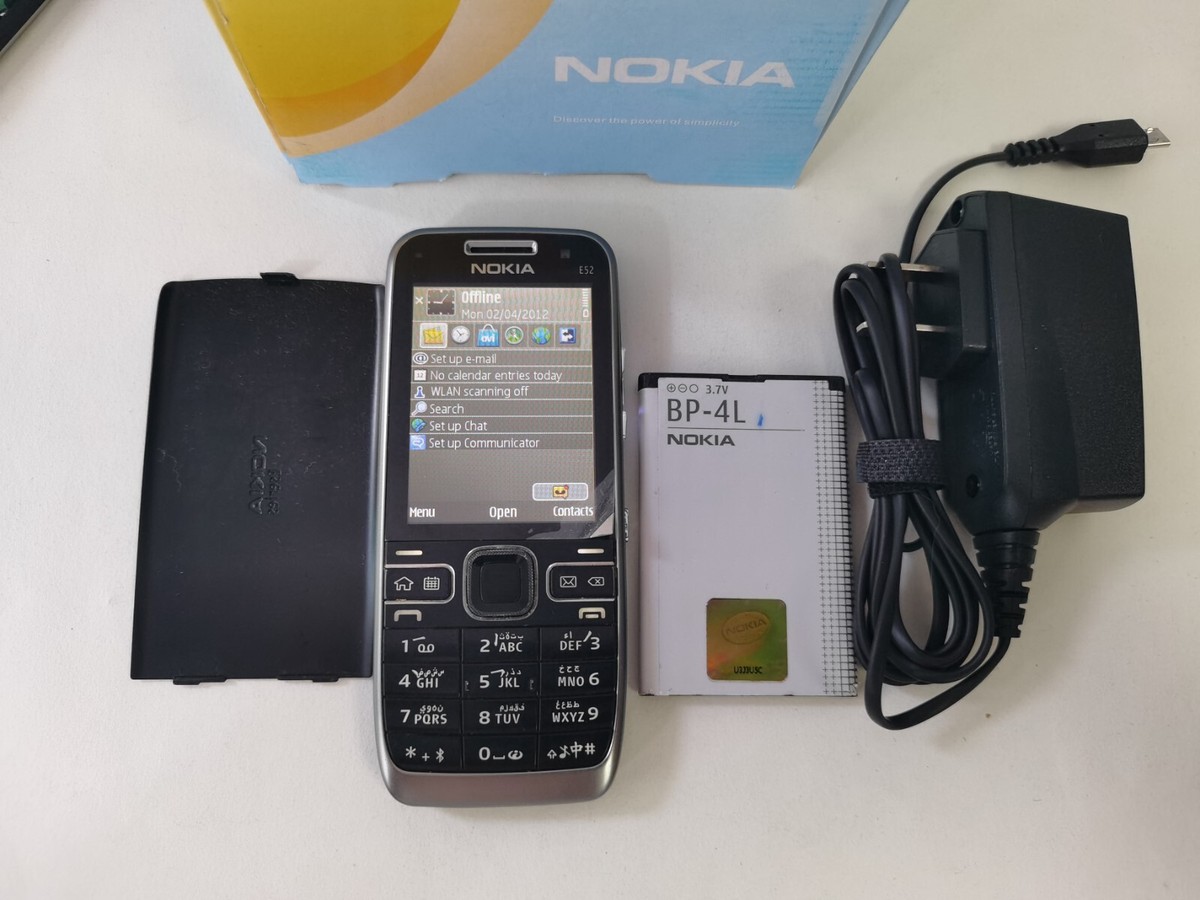 携帯電話本体 Nokia E52 Nokia E52 - 60 MB - Black (Unlocked) for sale online | eBay