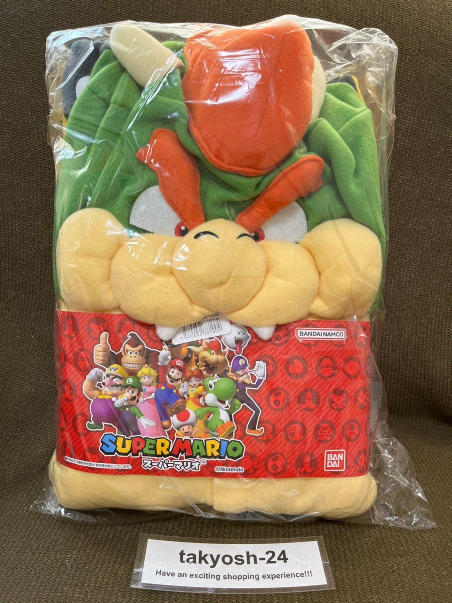 mariodesu様用 Super Mario Bowser Costume Fleece SAZAC Nintendo Unisex One Size