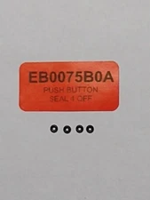 4 Seiko Pusher Button Stem Seals EB0075B0A   see list for case back numbers