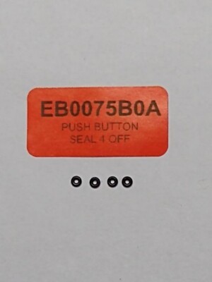4 Seiko Drückerknopf Schaftdichtungen EB0075B0A Gehäusebodennummern siehe Liste