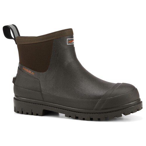 HISEA Men's Chelsea Rain Boots Waterproof Outdoor Mud Garden Work Ankle Boots - Picture 36 of 58