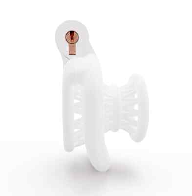 Classics Male Resin Chastity Cage Device Abstinence Cage Anti-off Ring Device  
