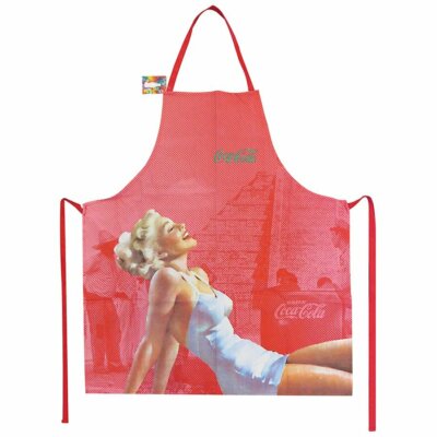 Coca Cola Coke Apron Pin Up Blonde Girl kitchen Cooking baking Retro Home Perth