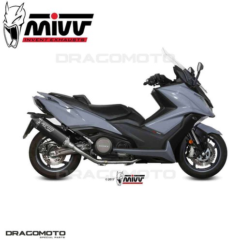 Full exhaust KYMCO AK550 2017 2018 MIVV Speed Edge Black - Picture 3 of 4
