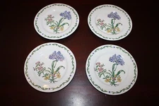 set 4 international tableworks luncheon plates pre-owned 8" terrace blossoms
