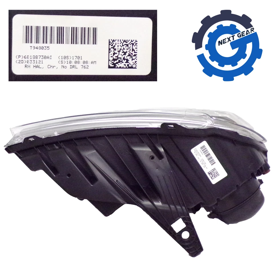 OEM Mopar Front Right Headlight Head Lamp 2014-2015 Dodge Durango 68188730AI - Image 3 of 4