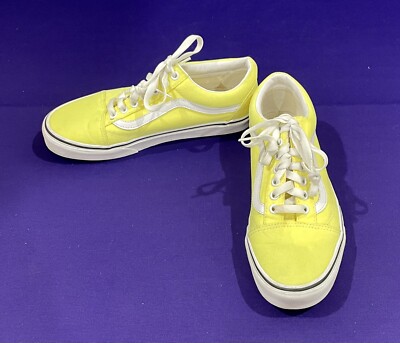 Vans Old Skool Unisex Shoes Cyber Yellow/White Mens Women's