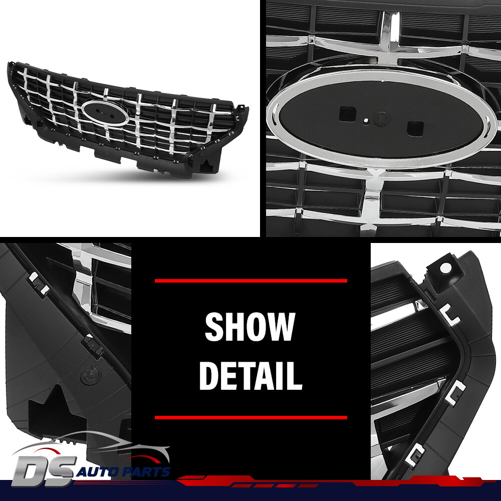 Front Bumper Radiator Grille W Chrome 86350K2010 Fit For 20-23 Hyundai Venue