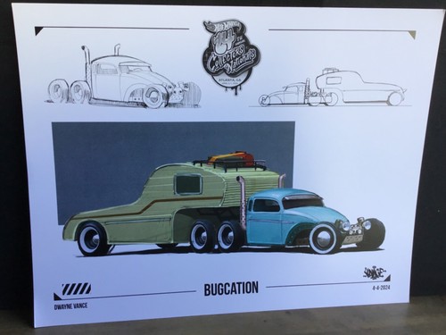 Hot Wheels 24th Collectors Nationals Atlanta Poster/E-Sheet