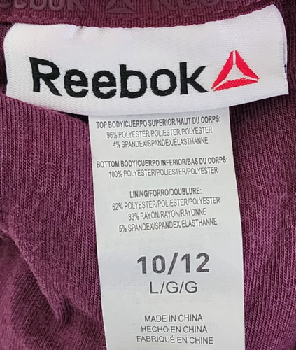 Reebok Girl's Sherpa Outdoor Jacket Purple Grape Wine Size L (10/12) BRAND NEW - Picture 4 of 6