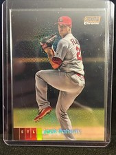 Jack Flaherty 2020 Topps Stadium Club Chrome Orange Refractor #17/25 - Cardinals