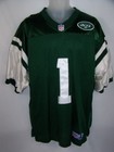 New York Jets Jersey #1 Speciallaser NFL Football Starter Sewn size 48 Large