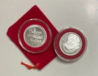 2024 Believe in the Magic of Christmas 1/2 oz .999 Silver Coin in Red Santa Sack