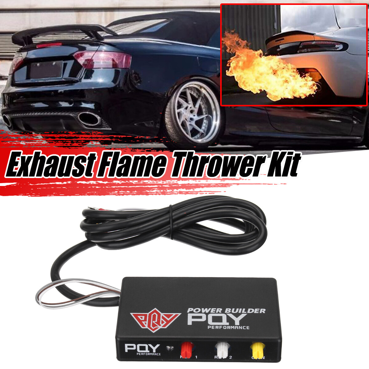 Car Exhaust Flames