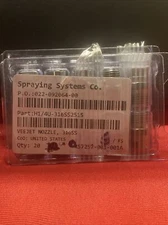 2 Spraying Systems Co. Veejet Nozzle 316SS Box of 10(20)
