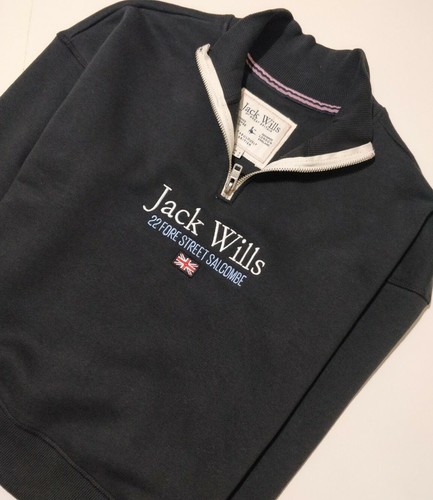 Jack Wills Womens Honey Lane Quarter Zip Sweatshirt Sweater Top Jumper,size UK4 - Picture 3 of 11