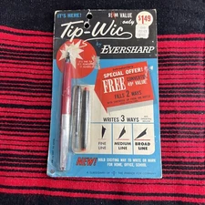 Vintage Tip Wic By Eversharp Porosyn Tip Pen Sealed -The Parker Pen Company