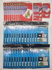 164ct Scotch & Jot Self Laminating Sheets (Lot of 42 Packs 4 x 6" & 2 x 3")