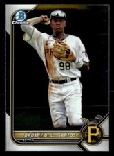 2022 Bowman Draft #BDC-1 Yordany De Los Santos Chrome Card Pittsburgh Pirates