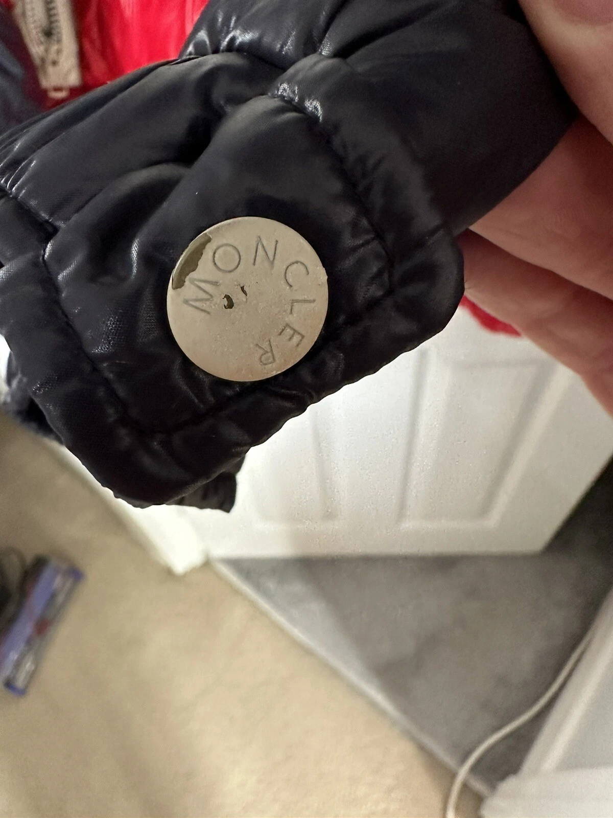 Moncler x KITH giacca tampone con cappuccio da uomo taglia 7 taglia estremamente rara.