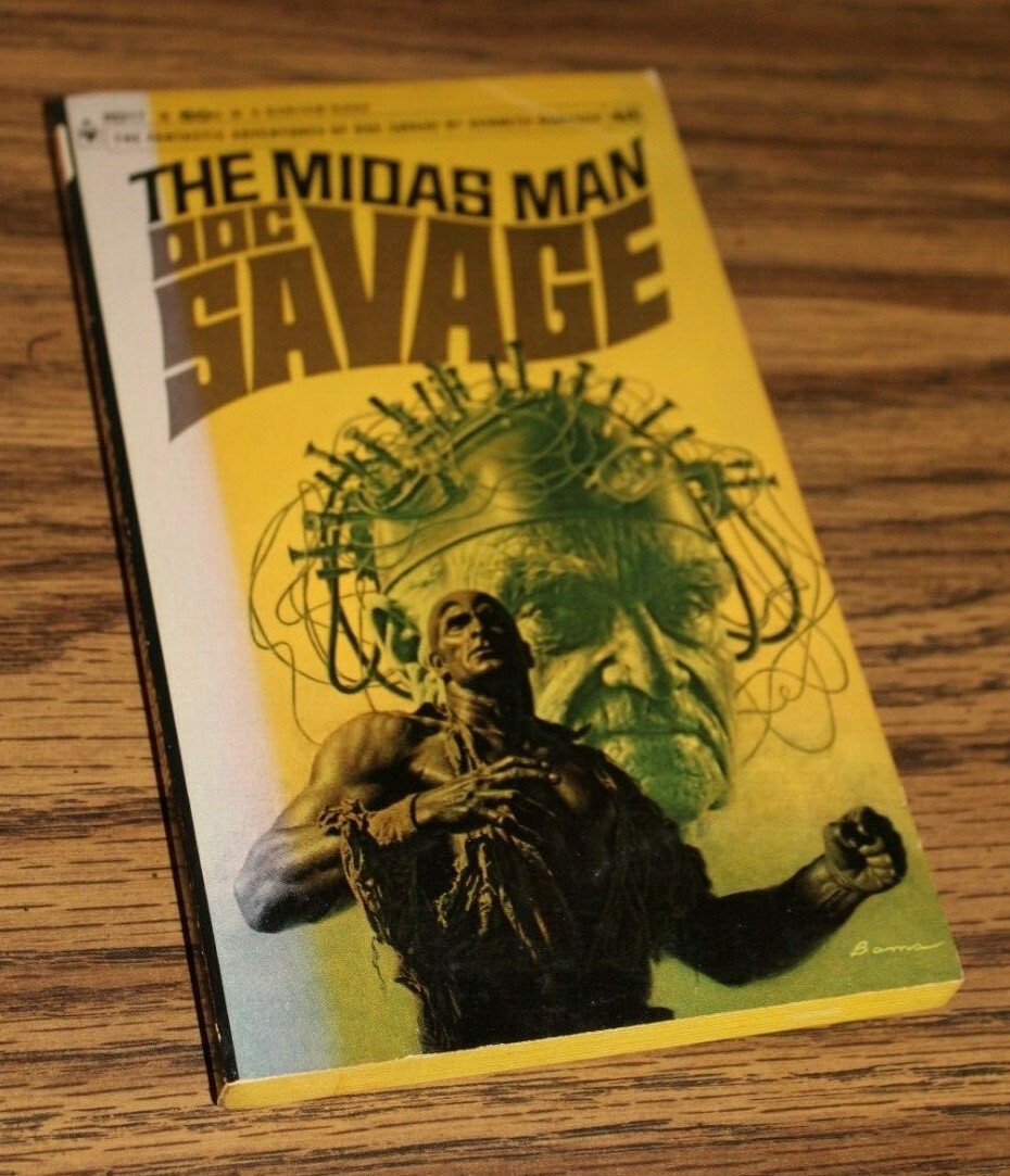Doc Savage #46 The Midas Man by Kenneth Robeson - Bantam 1st Ed pb - 1970