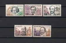(920) FRANCE Série de Timbres Neufs** de 1963 YT N° 1382 / 1386 sans charnière