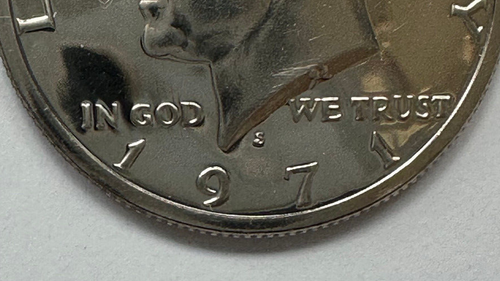 1971 S Kennedy 50-cent Proof Cameo FG - Picture 2 of 5