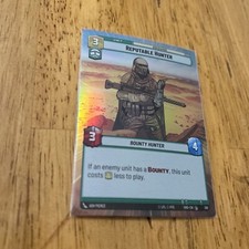 Star Wars Unlimited - (FOIL) Reputable Hunter (Hyperspace) - (SHD) 386